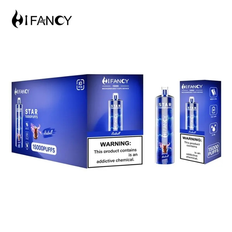 Puff Chicha Energy Drink Redbull  Hifancy Star 15k 2%