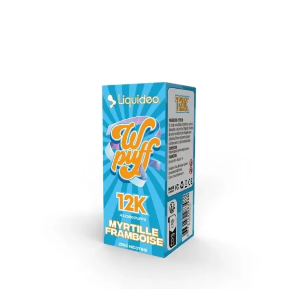 Myrtille Framboise Wpuff 12K - Liquideo