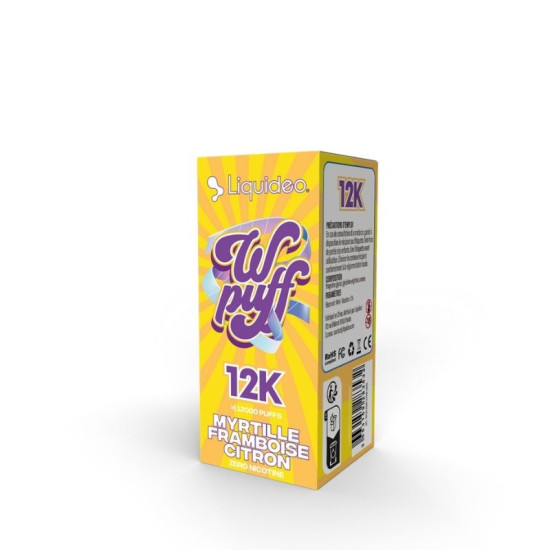 Myrtille Framboise Citron Wpuff 12K - Liquideo