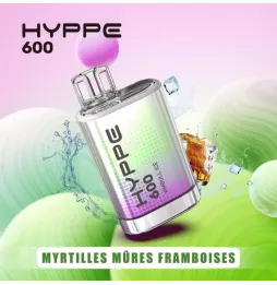 Puff Jetable Saveur Myrtilles, Mûres, Framboises Fraîches - Hyppe 600