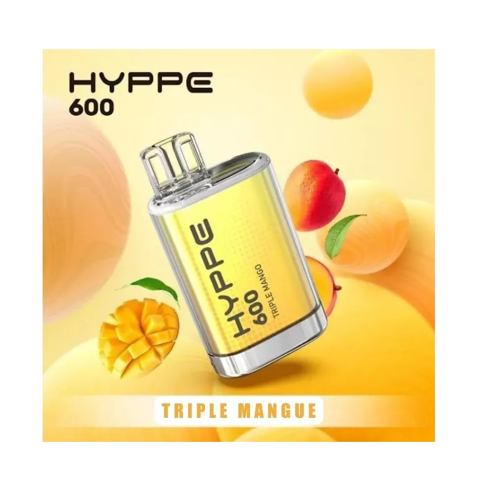 Puff Jetable Saveur Triple Mangue - Hyppe 600