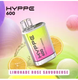 Puff Jetable Saveur Limonade Rose - Hyppe 600