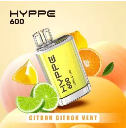 Puff Jetable Saveur Citron et Citron Vert - Hyppe 600