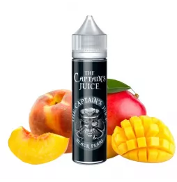 E-liquide Black Pearl : Mangue, Pêche, et Pomme - The Captain's Juice
