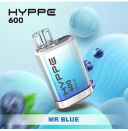 Puff Jetable Saveur Mr Blue Framboises Bleues - Hyppe 600