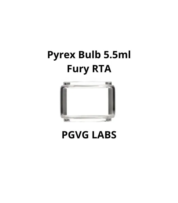 Pyrex Bulb 5,5ml Fury RTA – PGVG Labs | Réservoir de rechange