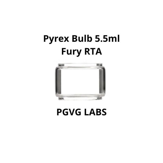 Pyrex Bulb 5,5ml Fury RTA – PGVG Labs | Réservoir de rechange