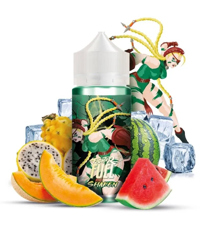 Shaken 100ml Fighter Fuel – Pitaya, melon & pastèque
