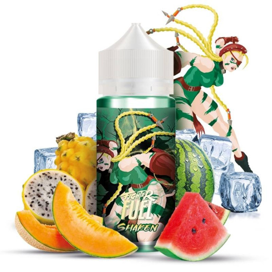 Shaken 100ml Fighter Fuel – Pitaya jaune, melon & pastèque frais