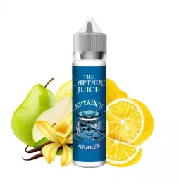 E-liquide Kraken: Poire Citronnée et Vanillée - The Captain's Juice