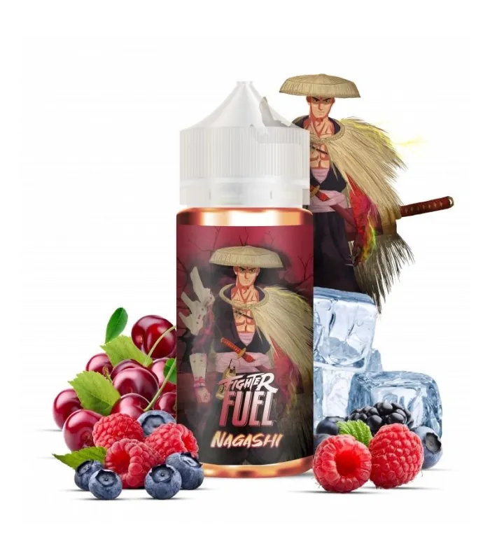 Nagashi 100ml Fighter Fuel – Cerise Hanami & fruits rouges