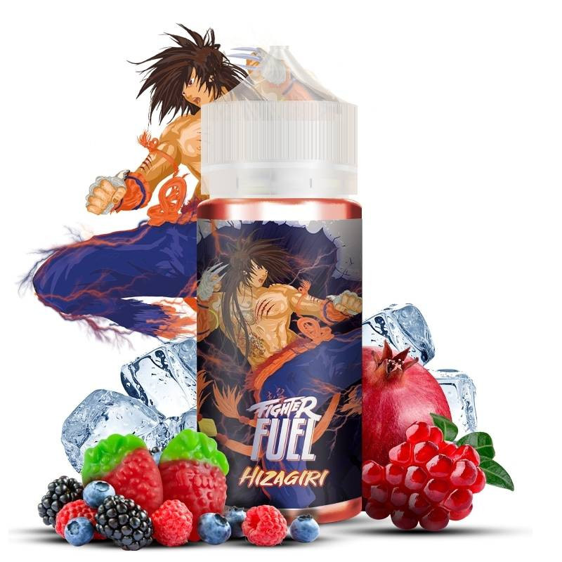 Hizagiri 100ml Fighter Fuel – Fruits rouges, grenade & fraise acidulée