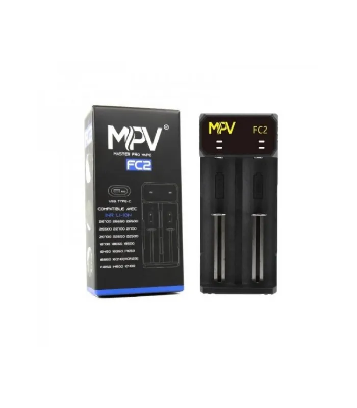 Chargeur accu FC2 MPV – Charge rapide 2 slots USB-C