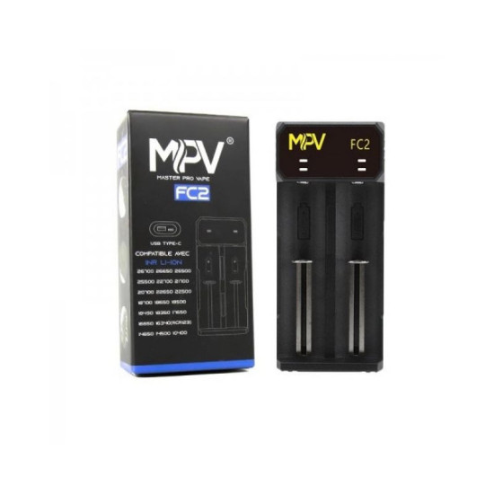 Chargeur accu FC2 MPV – Charge rapide 2 slots USB-C