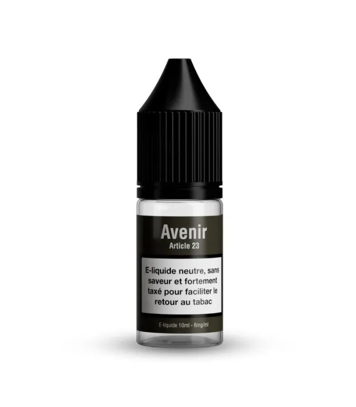 Avenir E-liquide 10ml – Saveur Classique | Article 23