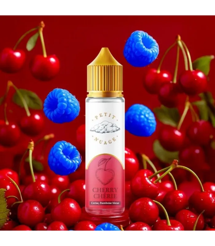 E-liquide Cherry Chérie 50ml – Petit Nuage | Cerise & Framboise Bleue