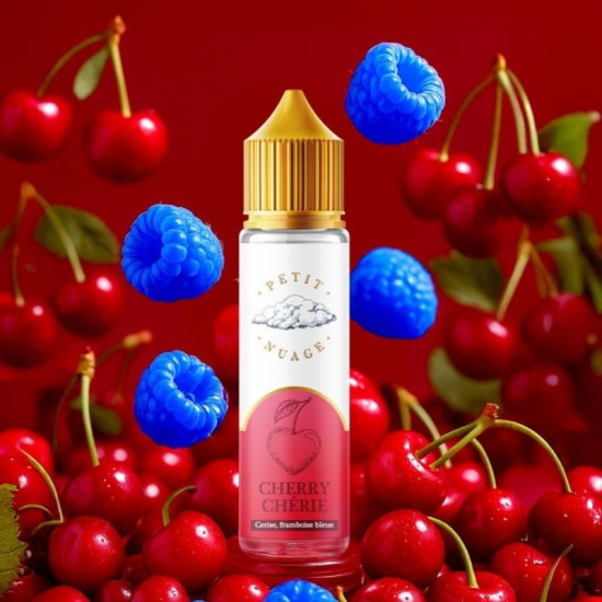 E-liquide Cherry Chérie 50ml – Petit Nuage | Cerise & Framboise Bleue
