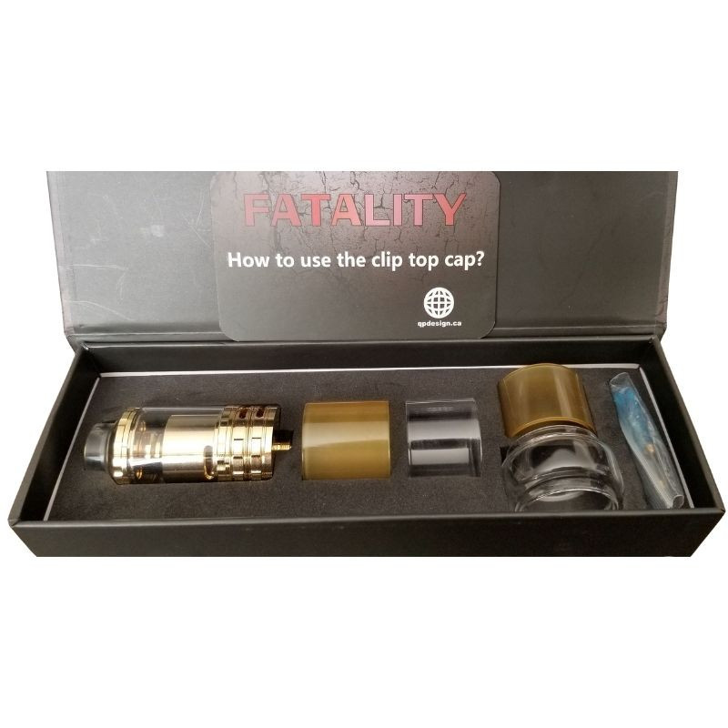 Fatality Gold Limited Edition 28mm RTA – QP Design | RTA Collector