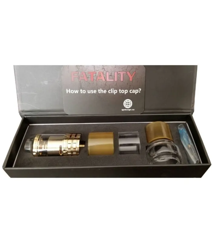 Fatality Gold Limited Edition 28mm RTA – QP Design | RTA Collector