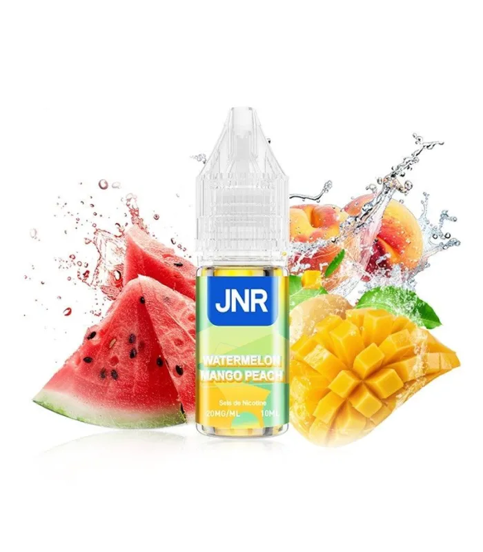 E-liquide Watermelon Mango Peach JNR 10ml : pastèque, mangue, pêche