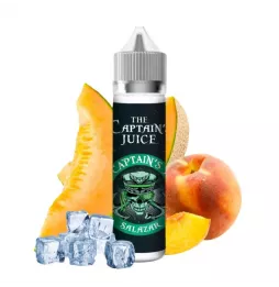 E-liquide Salazar: Melon Rosé, Pêche Juteuse - The Captain's Juice