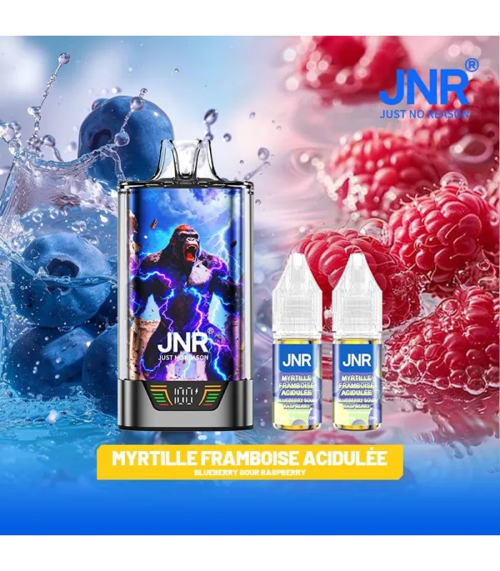 Puff JNR Gorilla X 43K Blueberry Sour Raspberry | JNR