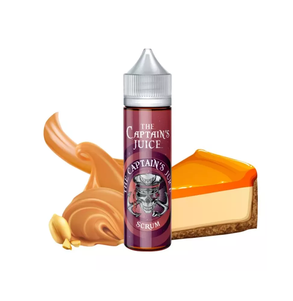 E-liquide Scrum: Cheesecake Beurre de Cacahuète - The Captain's Juice