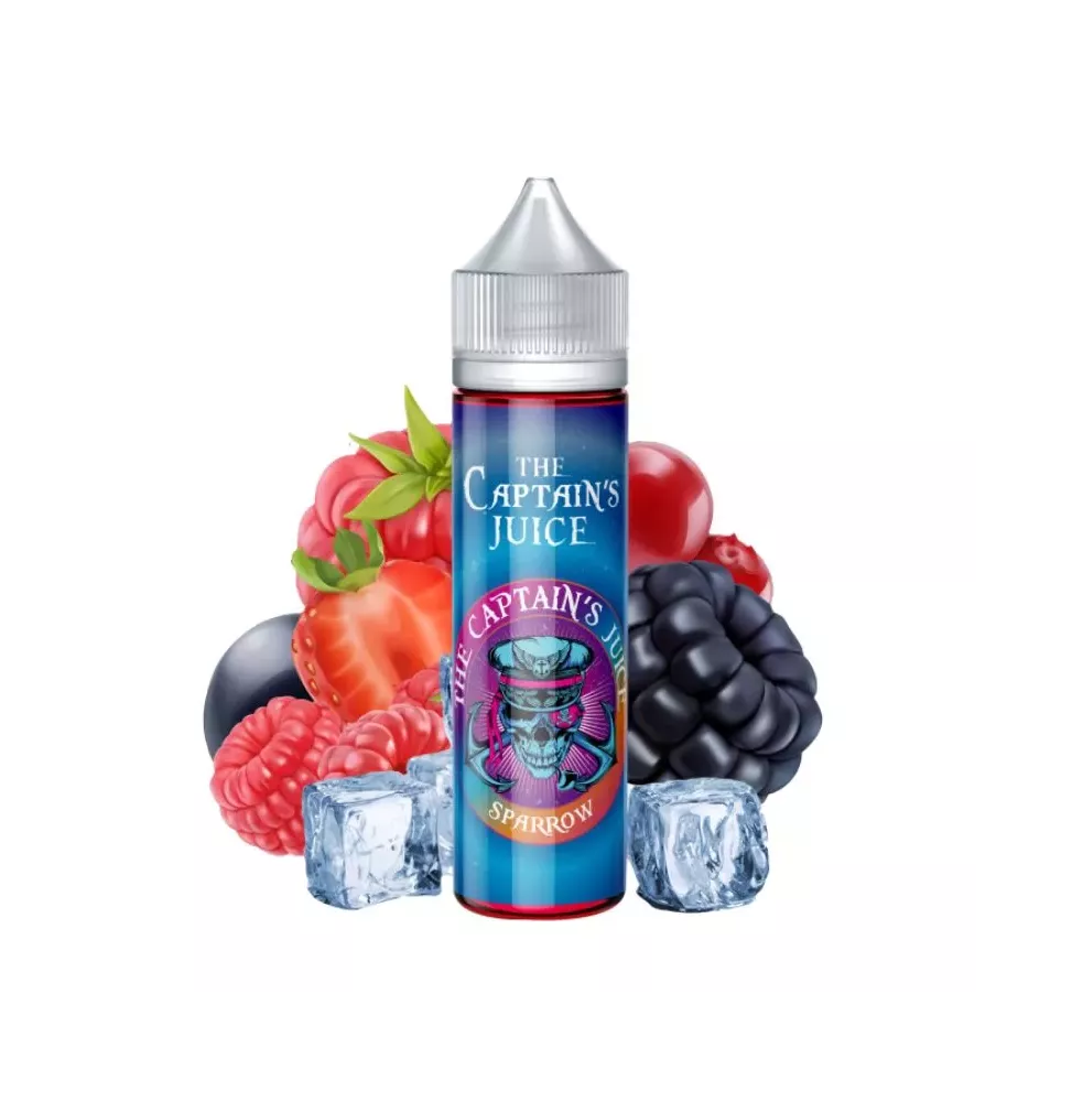 E-liquide Sparrow: Fruits Rouges Frais - The Captain's Juice
