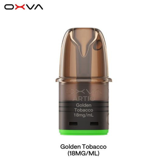 Cartouches OXVA Artio 2 Golden Tobacco – 2 ml – Pack de 2