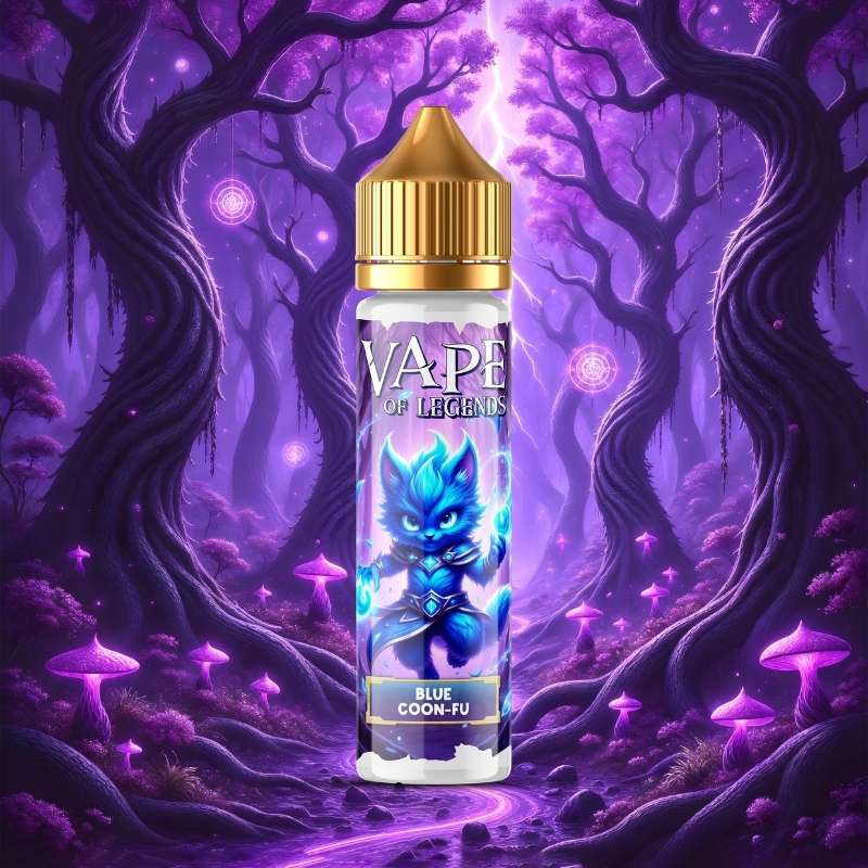 Blue Coon-Fu 50ml - Vape of Legend Levest | Myrtille Framboise Raisin