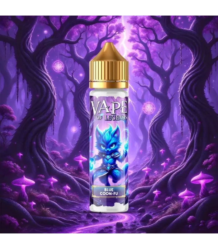 Blue Coon-Fu 50ml - Vape of Legend Levest | Myrtille Framboise Raisin