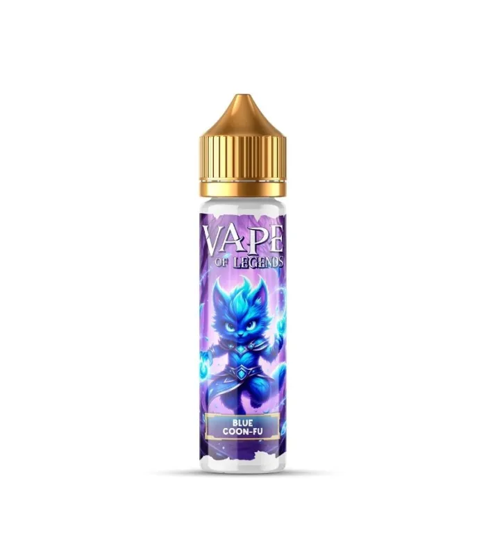Blue Coon-Fu 50ml - Vape of Legend Levest | Myrtille Framboise Raisin
