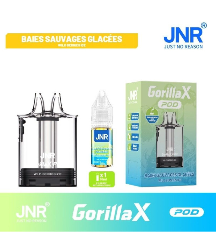 Cartouche Gorilla X + 1 liquide - JNR