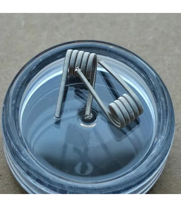 Coil Fused Clapton Ni80 0.38Ω (paire) - Artisanal