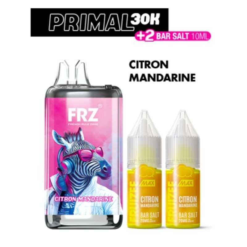 Puff rechargeable Primal 30K Citron Mandarine - FRZ