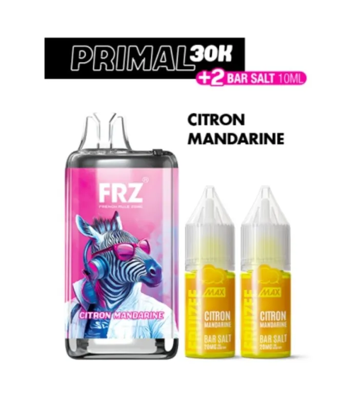 Puff rechargeable Primal 30K Citron Mandarine - FRZ