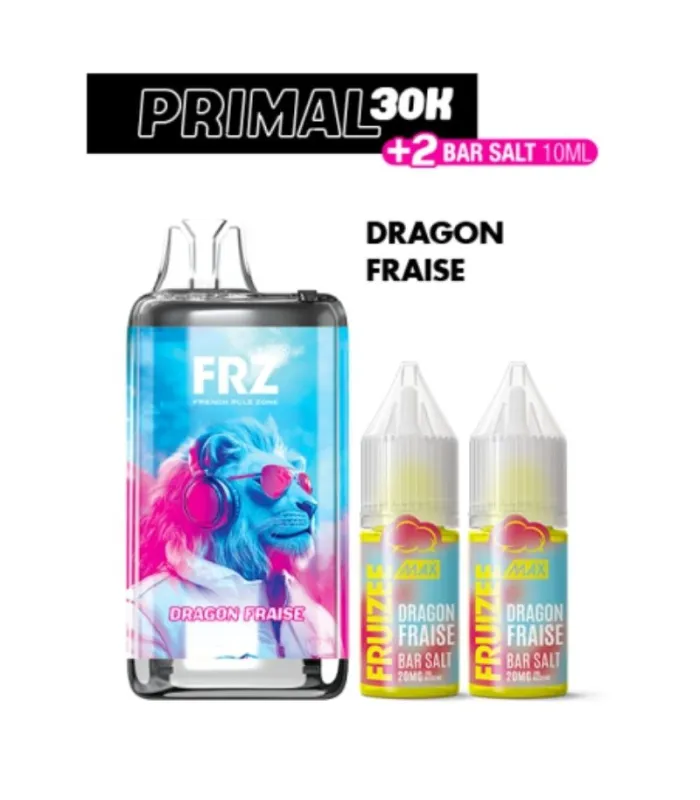 Puff rechargeable Primal 30K Dragon Fraise - FRZ