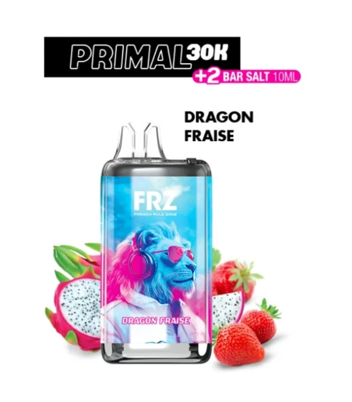 Puff rechargeable Primal 30K Dragon Fraise - FRZ