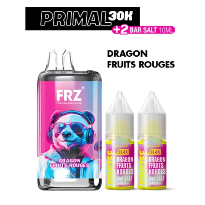 Puff rechargeable Primal 30K Dragon Fruits Rouges - FRZ