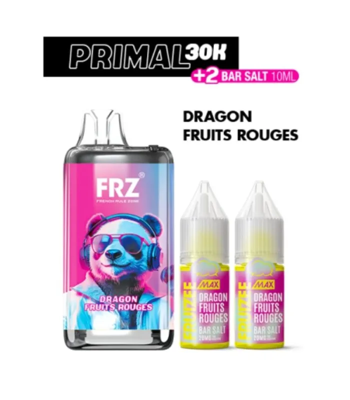 Puff rechargeable Primal 30K Dragon Fruits Rouges - FRZ