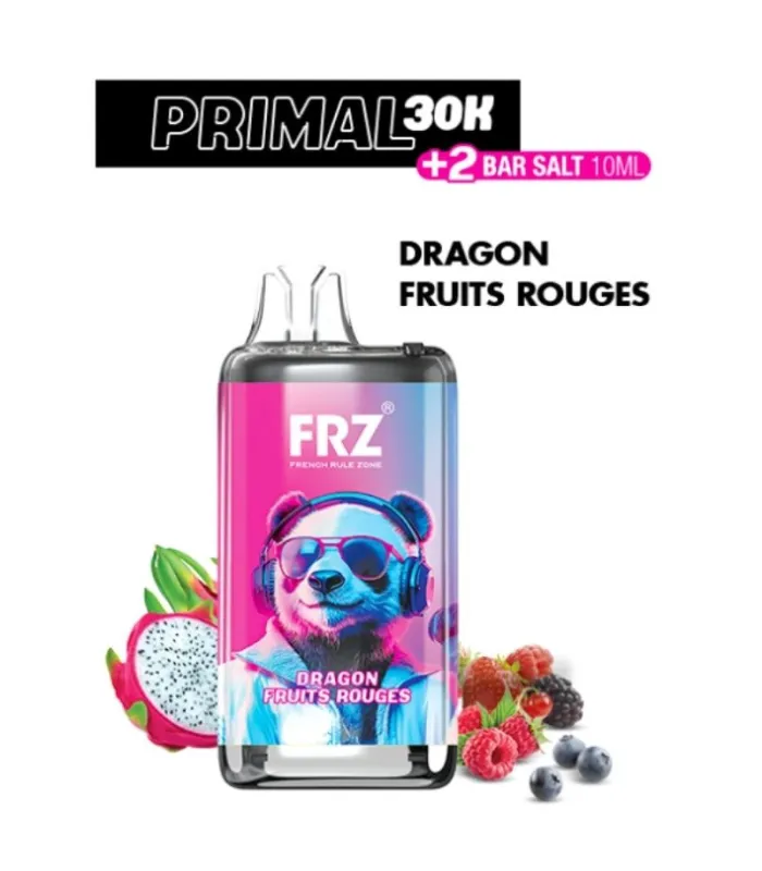 Puff rechargeable Primal 30K Dragon Fruits Rouges - FRZ