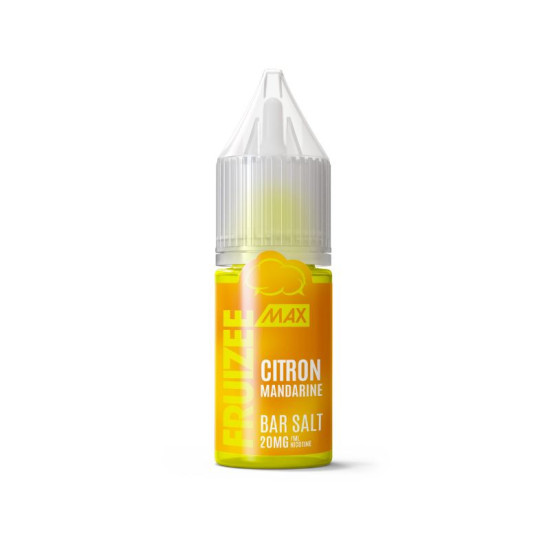 E-liquide Citron Mandarine 10ml - Fruizee Max Bar Salt