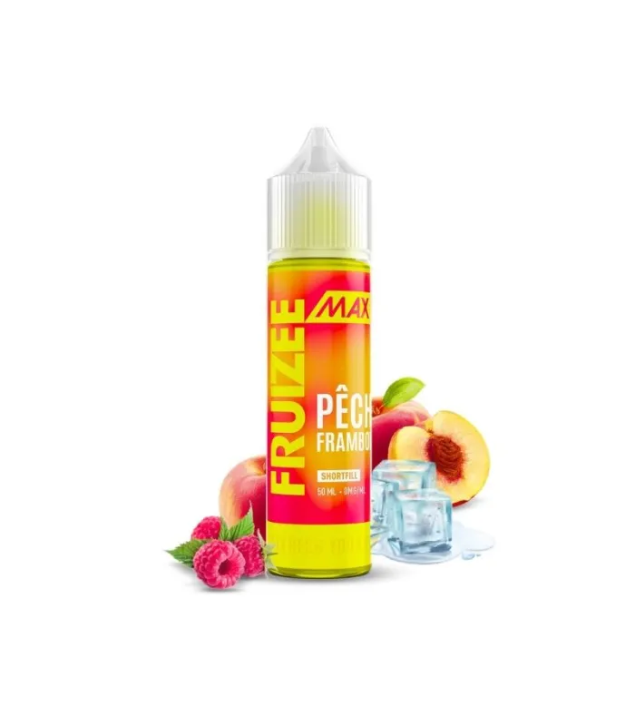 E-liquide Pêche Framboise 50ml - Fruizee Max Eliquid France