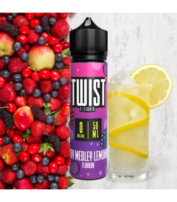 Limonade fruits rouges 50ml - Twist E-liquid