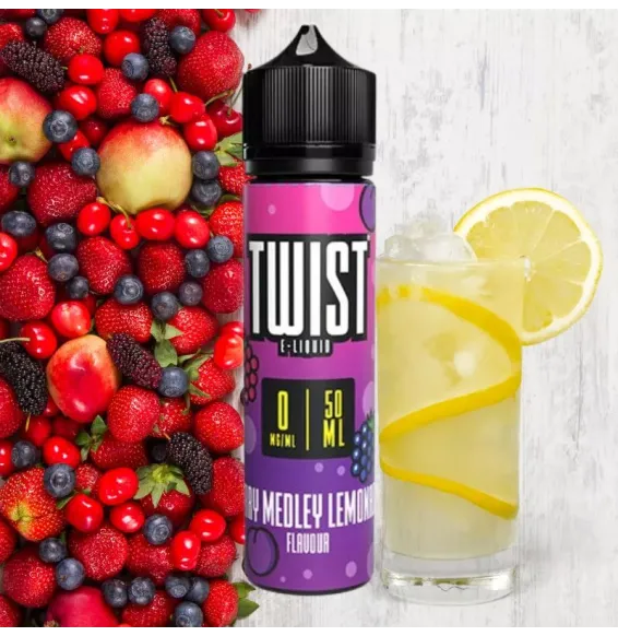 Limonade fruits rouges 50ml - Twist E-liquid