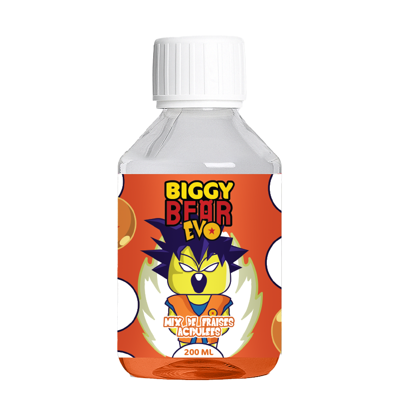 E-liquide Mix de Fraises Acidulées 200ml - Biggy Bear EVO