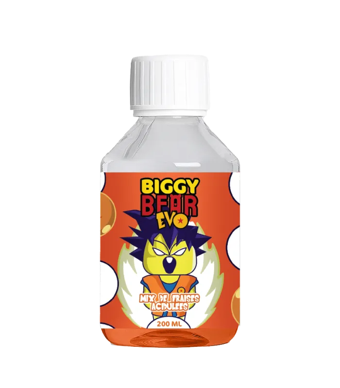 E-liquide Mix de Fraises Acidulées 200ml - Biggy Bear EVO