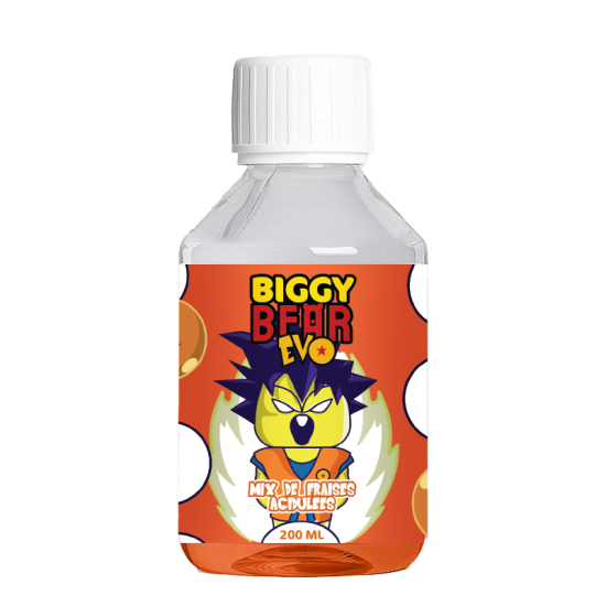 E-liquide Mix de Fraises Acidulées 200ml - Biggy Bear EVO