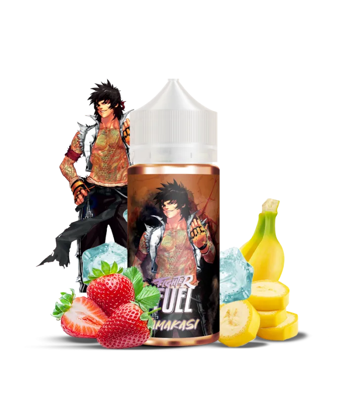 E-liquide Yamakasi 100ml Fighter Fuel - Fraise Banane