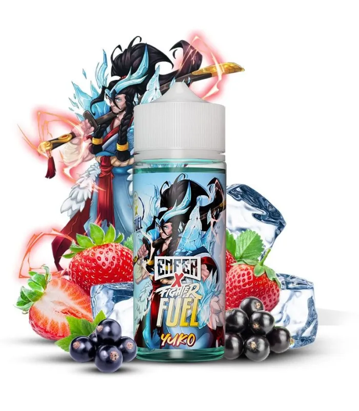 E-liquide Yuko 100ml Fighter Fuel X Enfer - Fruits rouges